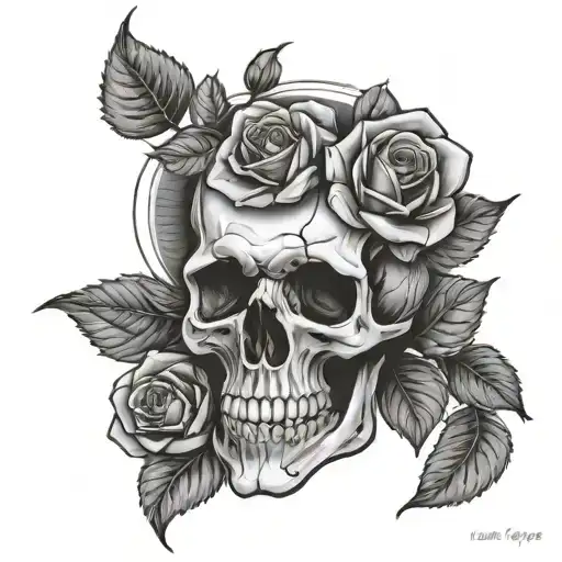 Skull And Roses