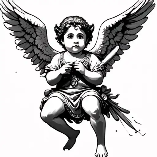 Chanchito Angel Playing