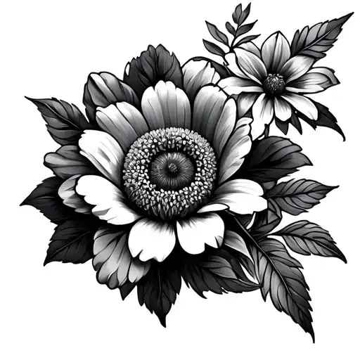 March And January Flower Mixed Together As Two Different Flowers