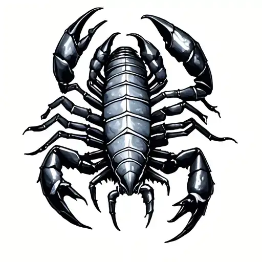 Scorpio With Compass