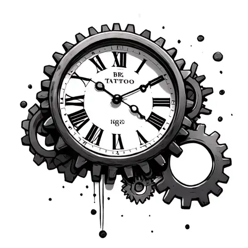 Clock Birthdate Time Piece Cogs Incorporated