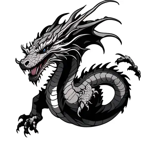 Dragon To Do It On The Leg