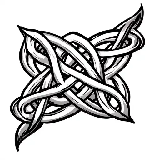 Celtic Knot Intertwined Fore Arm