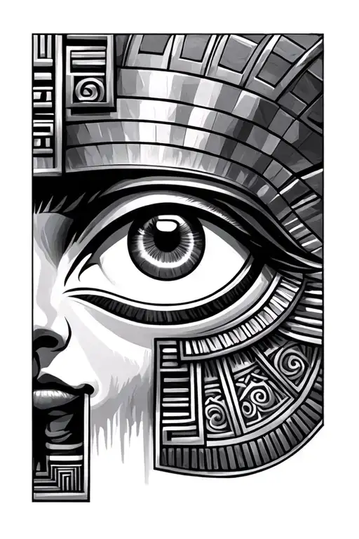 Eye Of Rah Egyptian God Hermes