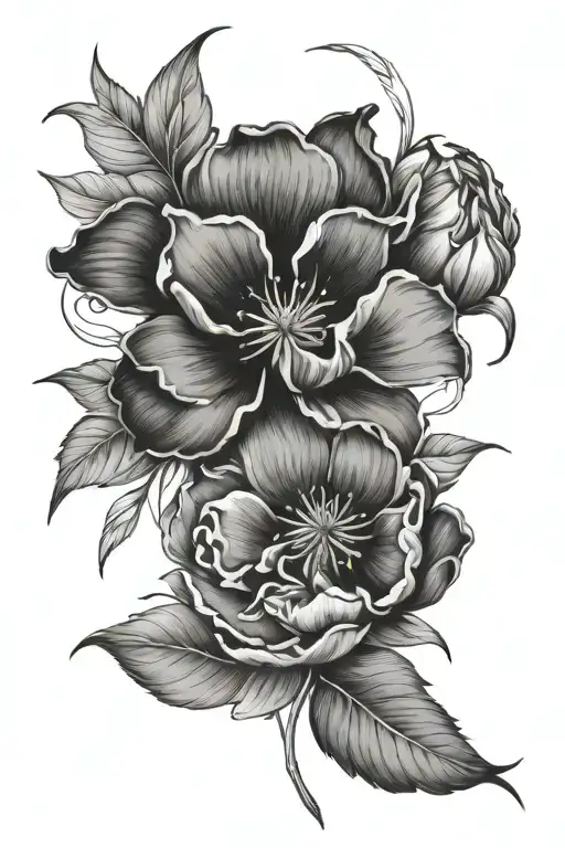 November And July Birth Flower