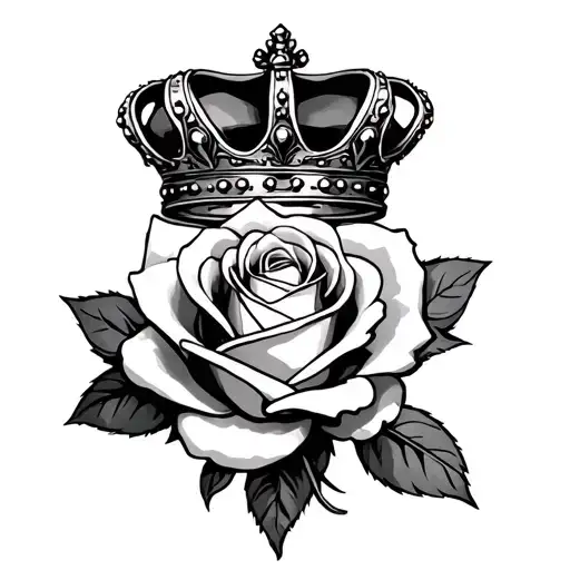 Rose With A King's Crown