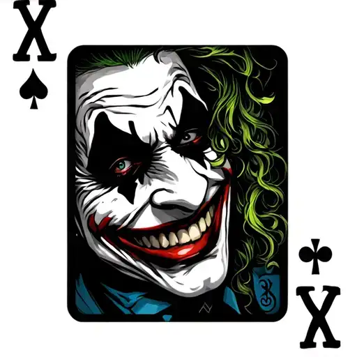 Smile Joker Playing Card