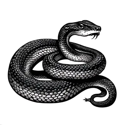 A Snake Eating Its Own Tail