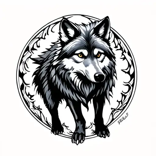 Ying The Wolf Standing