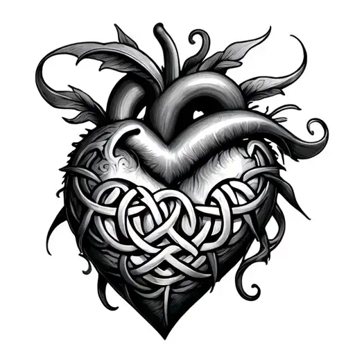 Celtic Heart With The Word 'Ellen'