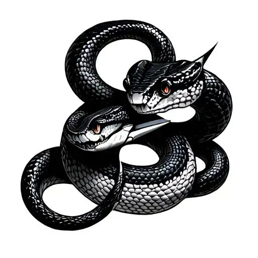 Snake And Scissor