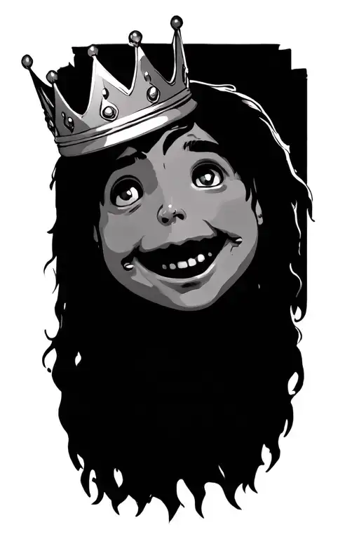 Puppet With Crown Hanging