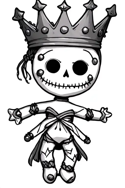 Voodoo Doll With Crown