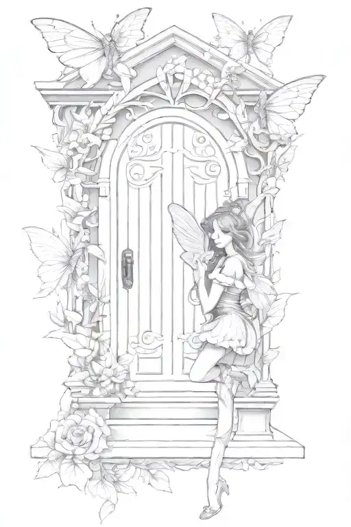 Fairy And Fairy Door