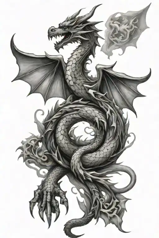 Dragon With Wings