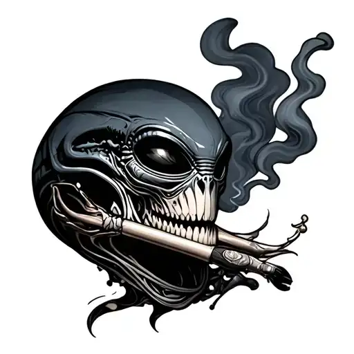 Alien Smoking