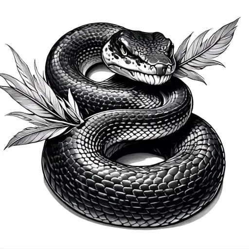 Snake With Feathers