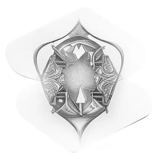 A Deck Of Cards Forming The Shape Of A Vintage Car