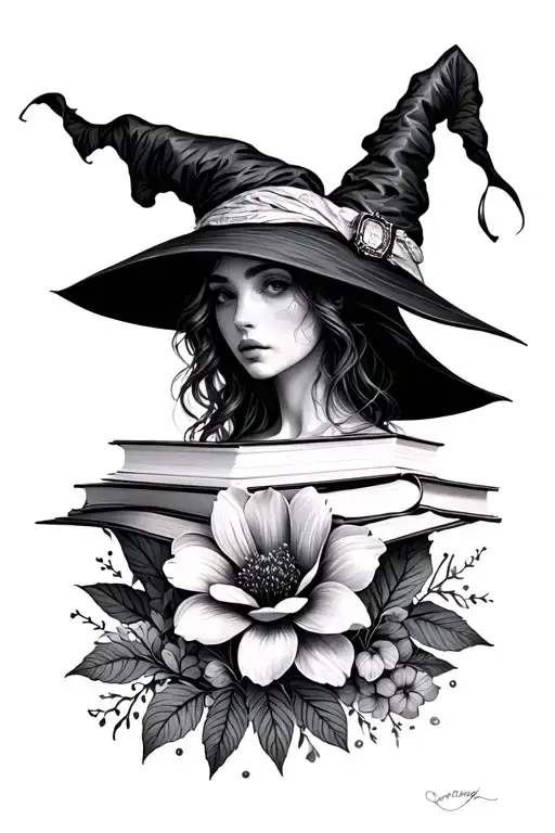 Nature Books Witchy Flowers