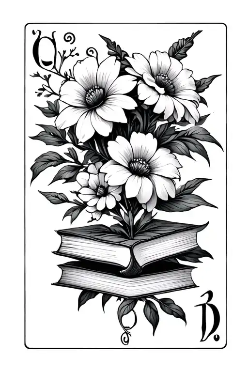 Nature Books Tarot Cards Flowers Gemini