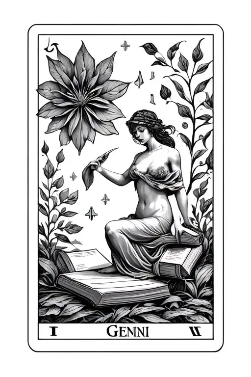 Nature Books Tarot Cards Gemini