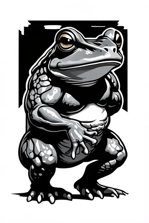 Standing Frog Weightlifting Dumbel
