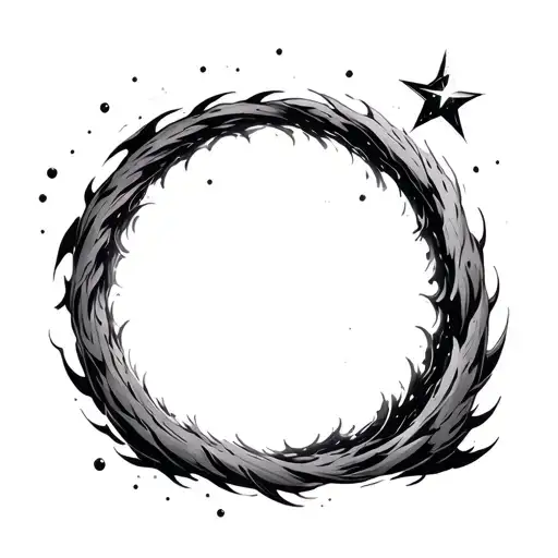 Coverup Space Black Hole Eating Star