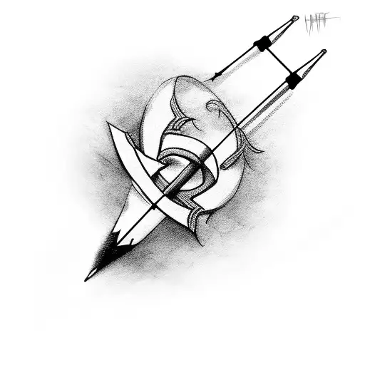 Arrow With I Am My Sister's Protector Because Of Her I Will Not Fail