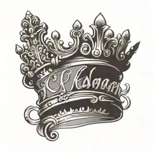 First Name And King's Crown