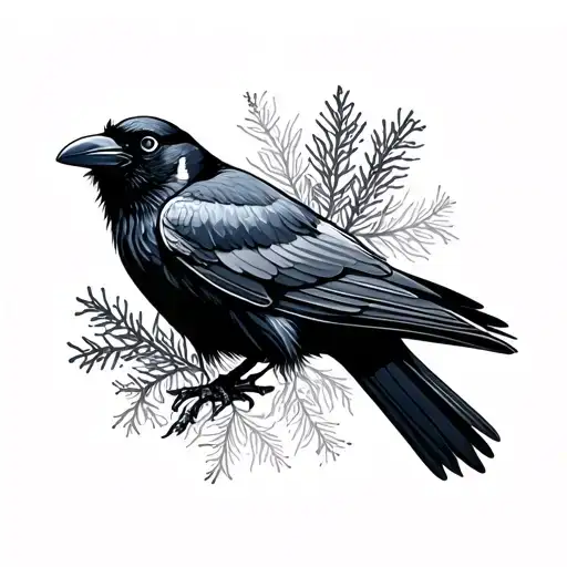 Nordic Crow Winter