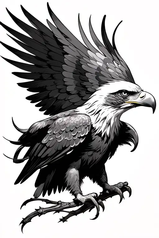 Eagle With Wings