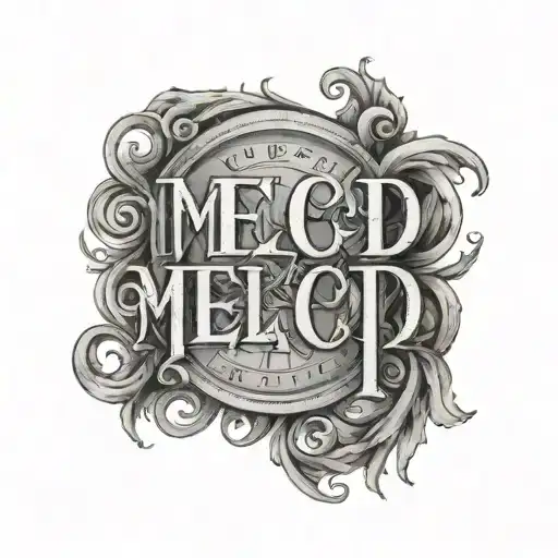 Word Mcleod With Roman Numerals Written Thru It