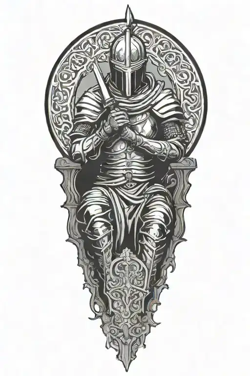 Dark Souls Ashen One Sitting Alone