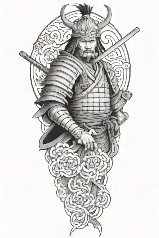 Samurai Covered In Madness