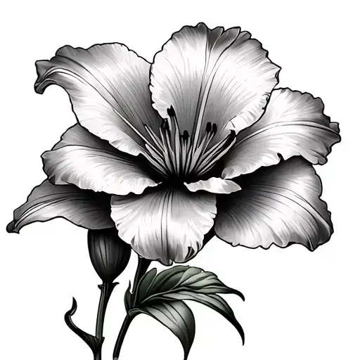 Lily Flower And Poppy Flower