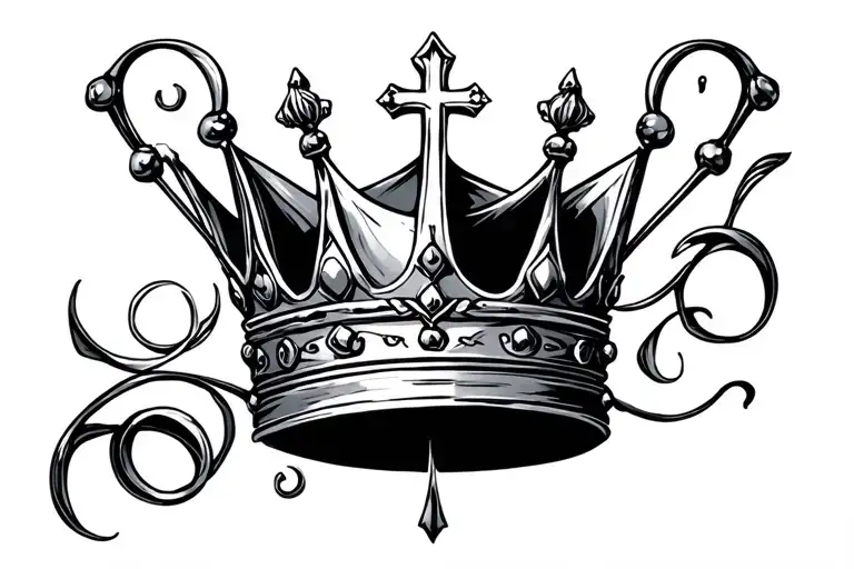 Cross And Crown Made