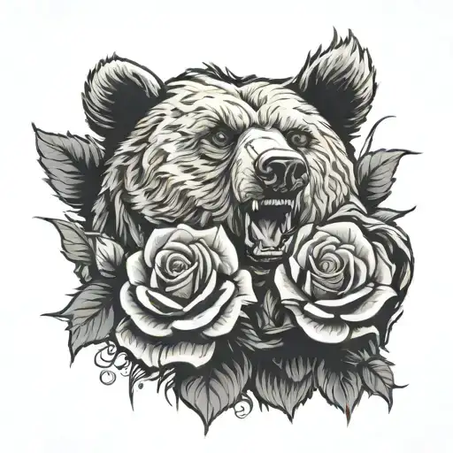 Bear And Rose