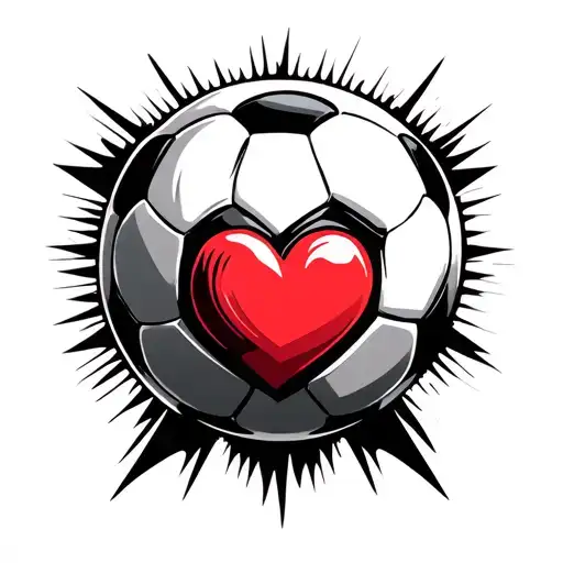Soccer And Heart
