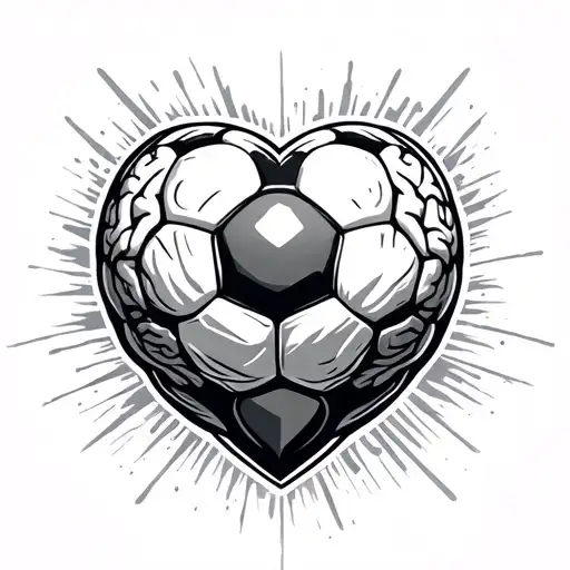 Soccer And Heart And Brain Court