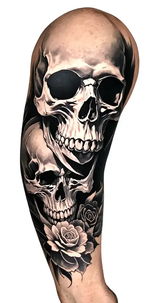 Full Sleeve With Skull