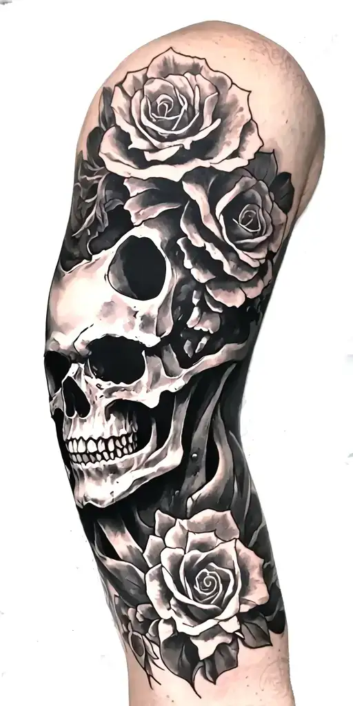 Full Sleeve With Skull