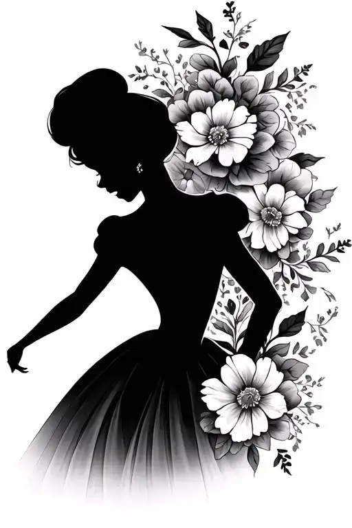 Disney Cinderella With Florals