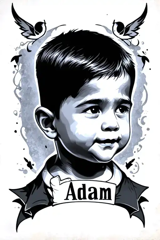Baby Face First Name Adam
