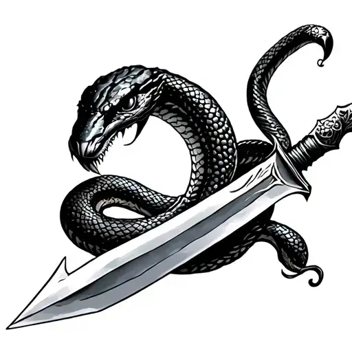 Dagger And Snake