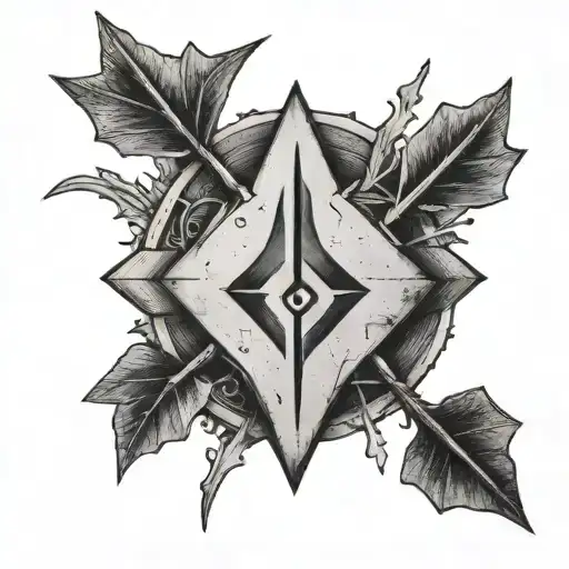 Leukaemia Symbol In Arrow Realistic