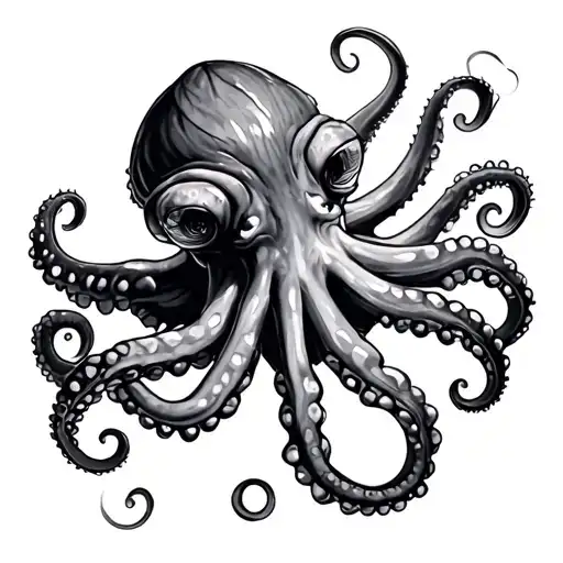 Rare Deep-sea Octopus