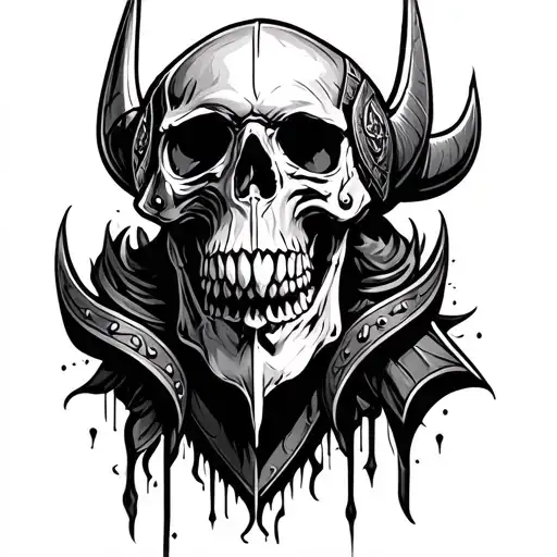 Skull Viking
