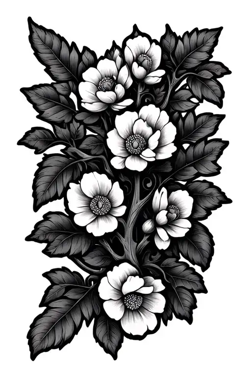 Rowan Tree Filler With Paisley Pattern