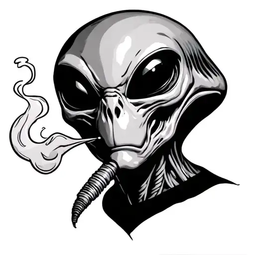 Alien Smoking