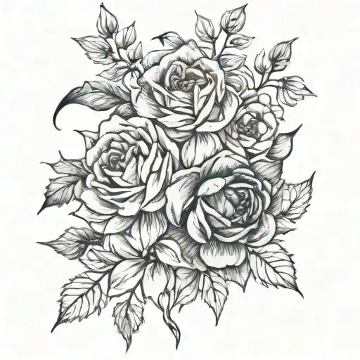 Birth Flowers Intertwined